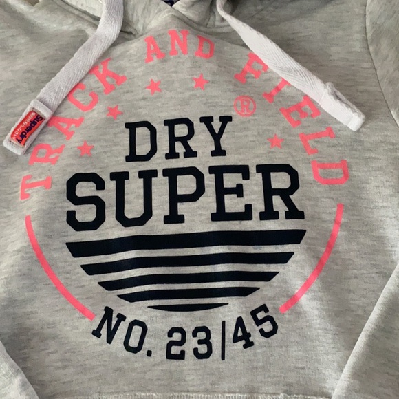 Superdry Women’s Hooded Sweater Sz Large - Picture 2 of 9